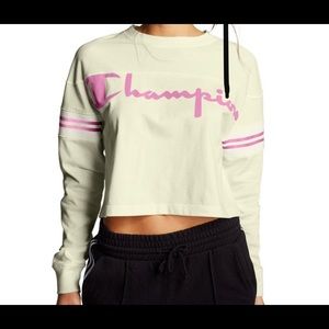 Champion Long Sleeve Crop Top